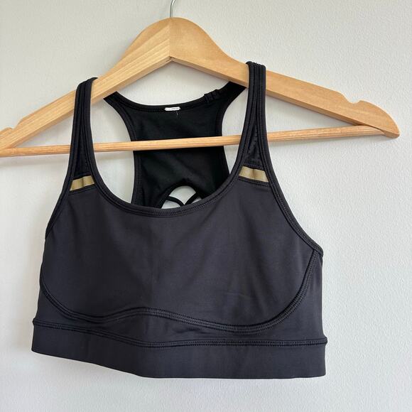 Lululemon Sweaty or Not Black Sports Bra Black 6 - Picture 3 of 5